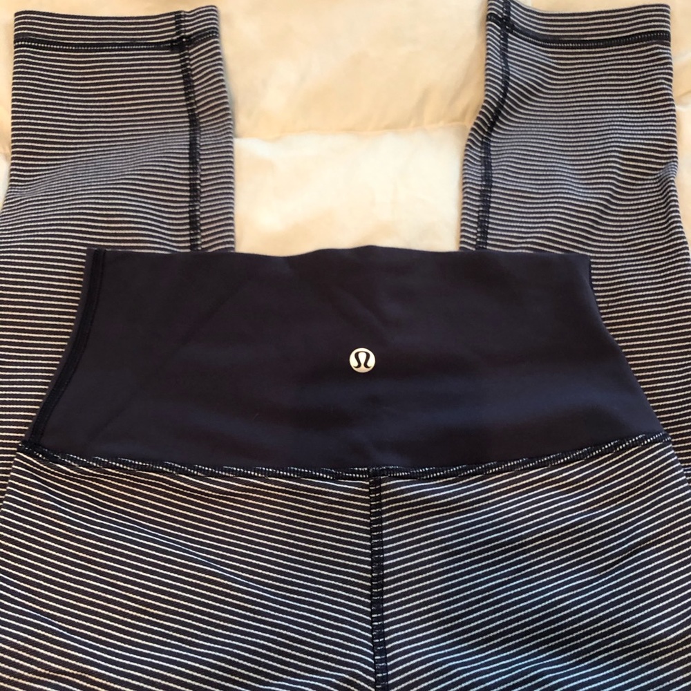 Lululemon wonderunder denim” limited edition crops